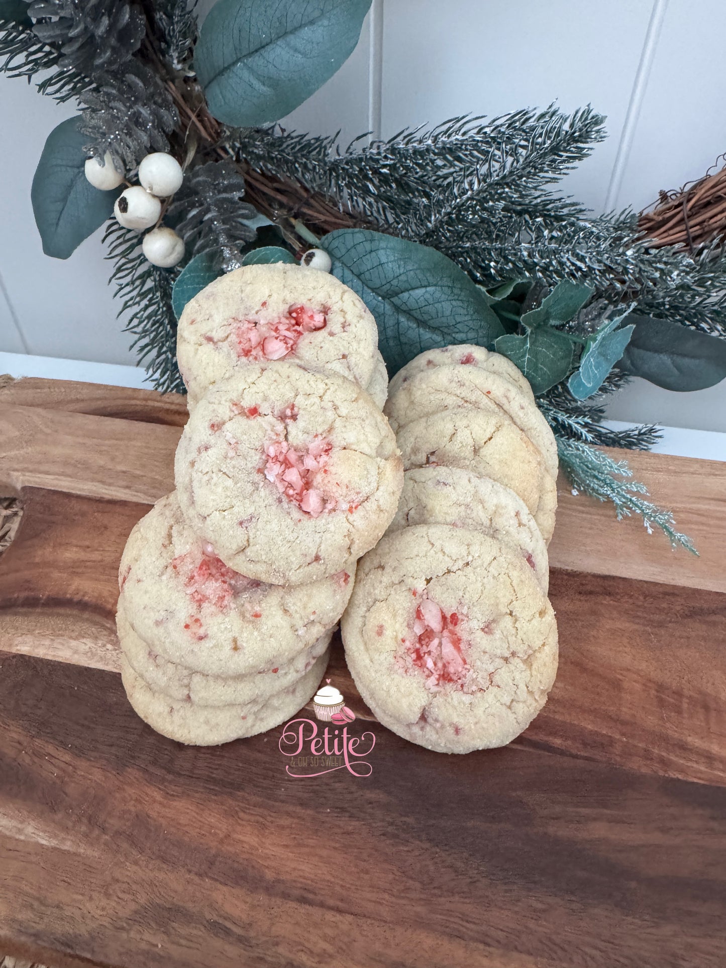 Candy Cane Cookie Bag